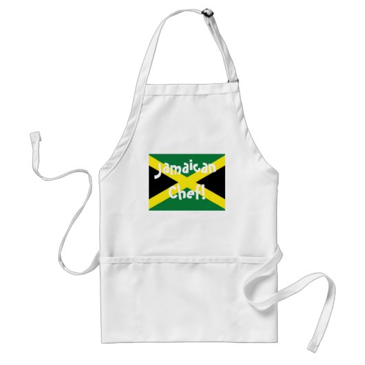 Jamaica jamaican Chef flag apron Standaard Schort (Voorkant)