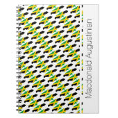 JAMAICA Jamaican Flag Custom Patriotic Notitieboek (Voorkant)