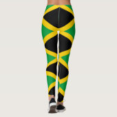 Jamaica Jamaican Flag Green Gold & Black Leggings (Achterkant)