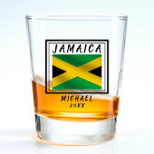 Jamaica Jamaican Flag Shot Glas