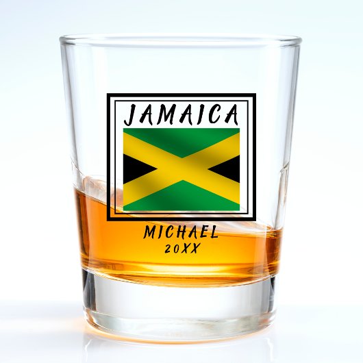 Jamaica Jamaican Flag Shot Glas