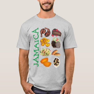 JAMAICA Jamaican Foods Caribbean Island Cuisine T-shirt