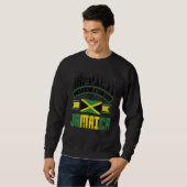 Jamaica Jamaican Jamaica Flag Happiest When Im in  Trui (Voorkant volledig)