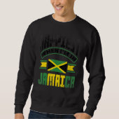 Jamaica Jamaican Jamaica Flag Happiest When Im in Trui (Voorkant)