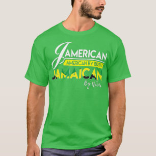 Jamaica Jamerican Jamaican American Jamaica Flag T-shirt