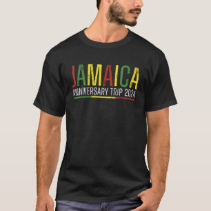 Jamaica Jubileum Trip 2024 Zomer Vakantie Trip T-shirt
