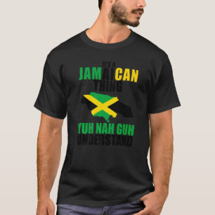 Jamaica Kaart Vlag Jamaicaanse Pride T-shirt