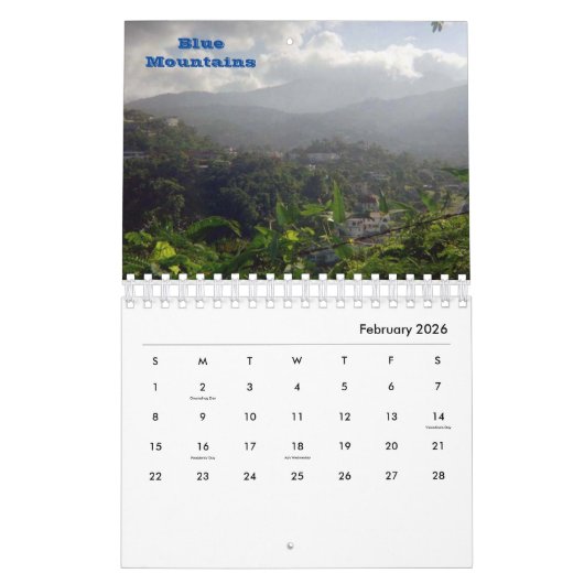 Jamaica Kalender (Feb 2026)