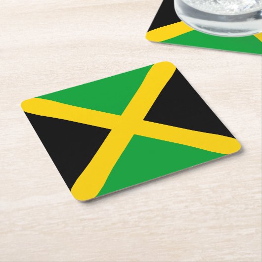 Jamaica Kartonnen Onderzetters (Schuin)