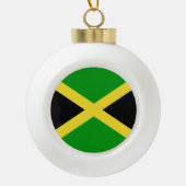 Jamaica Keramische Bal Ornament (Voorkant)