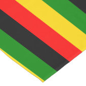 Jamaica kerstkleuren korte tafelloper (Hoek)