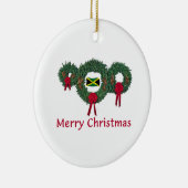 Jamaica Kerstmis 2 Keramisch Ornament (Rechts)