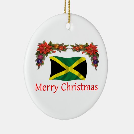 Jamaica Kerstmis Keramisch Ornament (Rechts)