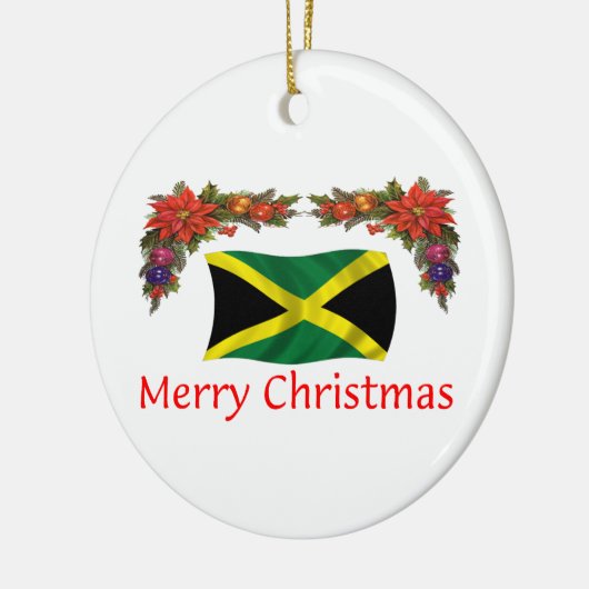 Jamaica Kerstmis Keramisch Ornament (Links)