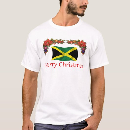 Jamaica Kerstmis T-shirt (Voorkant)