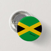 Jamaica-knop, patriottische Jamaicaanse vlag-mode Ronde Button 3,2 Cm (Voorkant /achterkant)