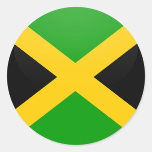 Jamaica-kwaliteitslakkencirkel Ronde Sticker