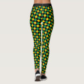 Jamaica leggings, premium mode, Jamaicaanse vlag Leggings (Achterkant)