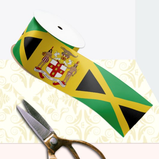 Jamaica lint, embleem, patriottische, Jamaicaanse Satijnen Lint