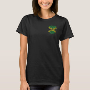 Jamaica Lion Hoofd Jamaican Pride Rasta Roo T-shirt