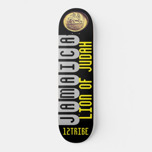 JAMAICA LION OF JUDAH Skateboard (Voorkant)