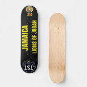 JAMAICA LIONS OF JUDAH JMT7 3/4" Skateboard Deck (Voorkant)
