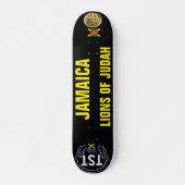 JAMAICA LIONS OF JUDAH JMT7 3/4" Skateboard Deck (Voorkant)