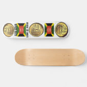 JAMAICA LIONS VAN JUDAH Skateboard (Horizontaal)