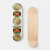 JAMAICA LIONS VAN JUDAH Skateboard (Voorkant)