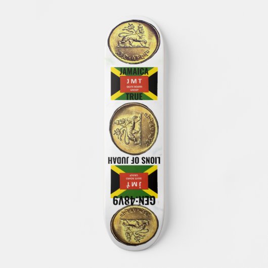 JAMAICA LIONS VAN JUDAH Skateboard (Voorkant)