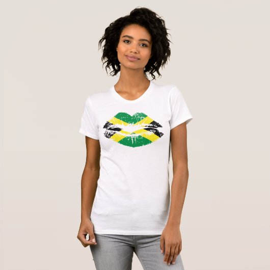 Jamaica lipt een tanktop voor vrouwen. (Voorkant volledig)