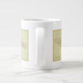 Jamaica Lithograded Map Grote Koffiekop (Achterkant)