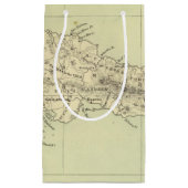 Jamaica Lithograded Map Klein Cadeauzakje (Voorkant)