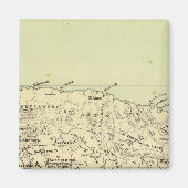 Jamaica Lithograded Map Magneet (Voorkant)