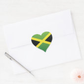 Jamaica Love Flag Pride Heart sticker (Envelop)