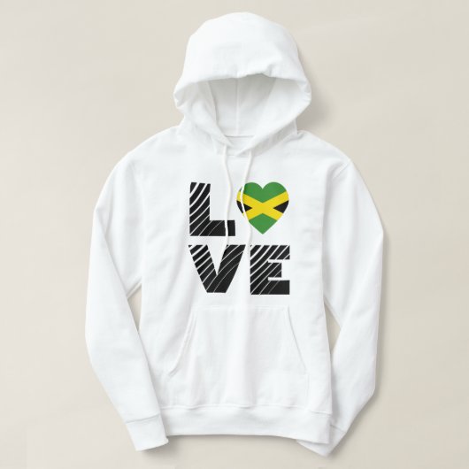 Jamaica - LOVE Hoodie (Design voorkant)