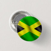Jamaica Love Jah Rastafari Reggae Rasta Button (Voorkant /achterkant)