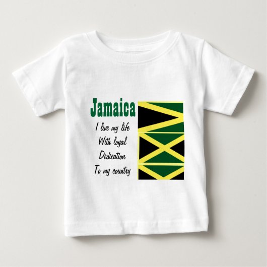 Jamaica-loyaliteit aan mijn landt-shirts (Voorkant)