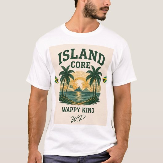 Jamaica Luxe merk T-shirt (Voorkant)