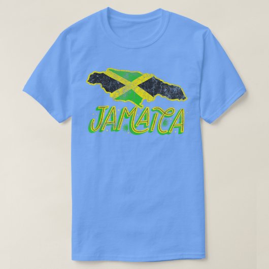 Jamaica ma Jamaican Map jamaican vlag Jamaica T-shirt (Design voorkant)