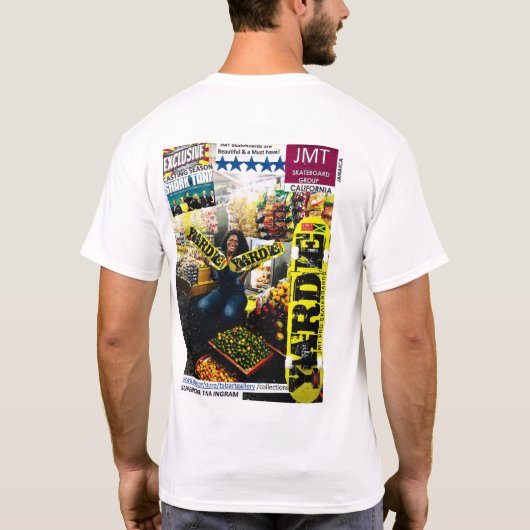 JAMAICA MANNEN T-SHIRT (Achterkant)
