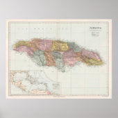  Jamaica Map (1904) Poster (Voorkant)