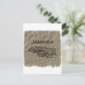 Jamaica Map () Briefkaart (Staand voorkant)
