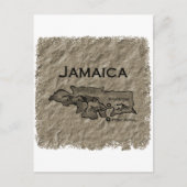Jamaica Map () Briefkaart (Voorkant)