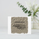 Jamaica Map () Briefkaart (Staand voorkant)