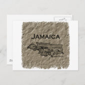 Jamaica Map () Briefkaart (Voorkant / Achterkant)