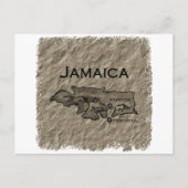 Jamaica Map () Briefkaart (Voorkant)
