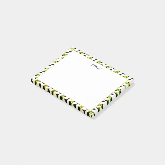 JAMAICA MAP Christelijke scripts Post-it® Notes (Schuin)