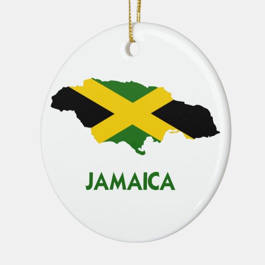 JAMAICA MAP KERAMISCH ORNAMENT (Links)