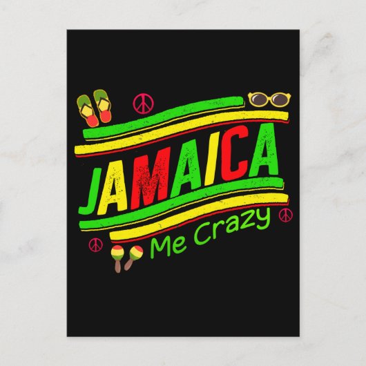 Jamaica me Crazy Cruise Vacation Group Matching Briefkaart (Voorkant)